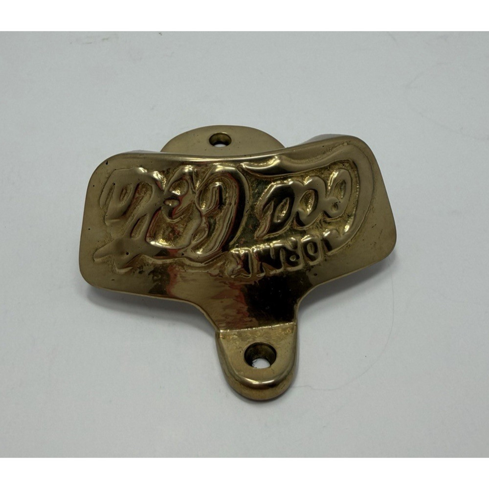Vintage Coca-Cola Wall Mounted Brass Bottle Opener